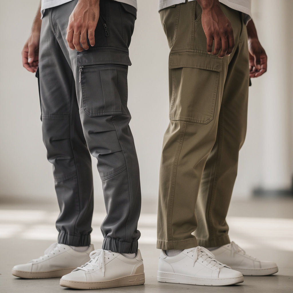 EKANT premium cargo and denim bottoms featuring authentic streetwear fits and quality construction